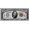 Image 1 : 1934A $10 Hawaii WWII Emergency Issue Federal Reserve Note