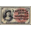 Image 1 : March 3, 1863 10 Cents 4th Issue Fractional Currency Note