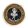 Image 2 : .999 Silver Plaza Las Vegas, NV $10 Casino Limited Edition Gaming Token