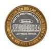Image 1 : .999 Fine Silver Horseshoe Las Vegas, Nevada $10 Limited Edition Gaming Token