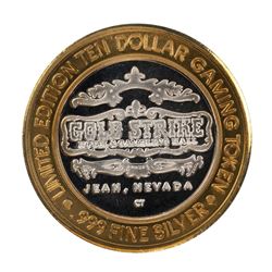 .999 Fine Silver Gold Strike Jean, Nevada $10 Limited Edition Gaming Token