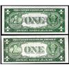 Image 2 : Lot of 1935A $1 Hawaii & North Africa WWII Emergency Issue Silver Certificate Notes