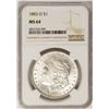 Image 1 : 1883-O $1 Morgan Silver Dollar Coin NGC MS64