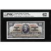 Image 1 : 1937 $100 Bank of Canada Note BC-27c PMG Uncirculated 62