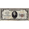 Image 1 : 1929 $20 The Central National Bank of Topeka, Kansas CH# 3078 National Currency Note