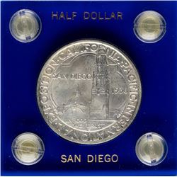 1936-D San Diego Commemorative Half Dollar Coin