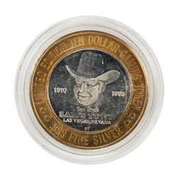 .999 Fine Silver Sam's Town Casino Las Vegas $10 Limited Edition Gaming Token
