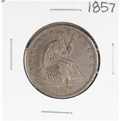 1857 Seated Liberty Half Dollar Coin