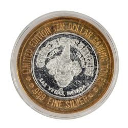 .999 Fine Silver Circus Circus Las Vegas, Nevada $10 Limited Edition Gaming Token