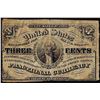 Image 1 : March 3, 1863 3 Cents 3rd Issue Fractional Currency Note
