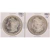 Image 1 : Lot of (2) 1880-S $1 Morgan Silver Dollar Coins