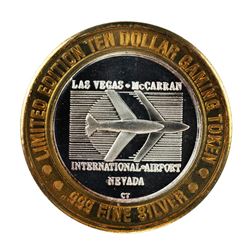 .999 Silver McCarran International Airport Las Vegas, NV $10 Limited Casino Token