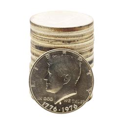 Roll of (20) Brilliant Uncirculated 1976-S Bicentennial 40% Silver Half Dollar Coins
