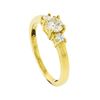 Image 4 : 14KT Yellow Gold 0.66 ctw Diamond Ring