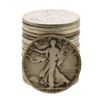 Image 1 : Roll of (20) Assorted Date 1929 and Earlier Walking Liberty Half Dollar Coins