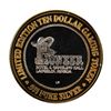 Image 1 : .999 Silver Pioneer Hotel & Gambling Hall $10 Casino Limited Edition Gaming Token