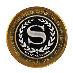 .999 Silver Desert Inn Las Vegas, Nevada $10 Limited Edition Gaming Token