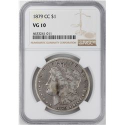 1879-CC $1 Morgan Silver Dollar Coin NGC VG10