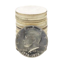 Roll of (20) Brilliant Uncirculated 1976-S Bicentennial 40% Silver Half Dollar Coins