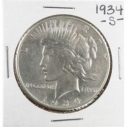 1934-S $1 Morgan Silver Dollar Coin