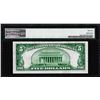 Image 2 : 1929 $5 Federal Reserve Note Chicago Fr.1850-G PMG About Uncirculated 55