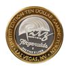 Image 1 : .999 Silver Fitzgeralds Casino & Hotel Las Vegas, NV $20 Limited Edition Gaming Token