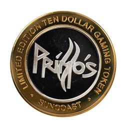 .999 Fine Silver Suncoast Las Vegas, Nevada $10 Limited Edition Gaming Token