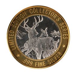 .999 Fine Silver Grand Casino $10 Limited Edition Collector's Series Gaming Token