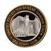 Image 2 : .999 Fine Silver Las Vegas Club $10 Limited Edition Gaming Token