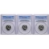 Image 1 : Lot of (3) 1961-D Jefferson Nickel Coins PCGS MS65