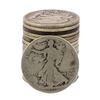 Image 1 : Roll of (20) Assorted Date 1929 and Earlier Walking Liberty Half Dollar Coins