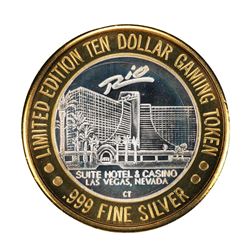 .999 Silver Rio Suite Hotel & Casino Las Vegas $10 Limited Edition Gaming Token