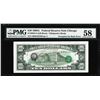 Image 1 : 1988A $10 Federal Reserve Note Overprint on Back ERROR PMG Choice About Unc 58