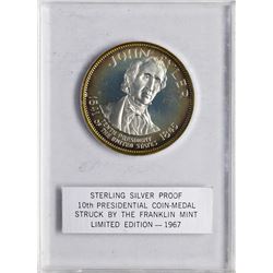 1967 Limited Edition Sterling Silver Proof Presidential Medal