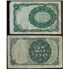 Image 2 : Lot of 1863 Fifth Issue 10/25 Cent Fractional Currency Notes