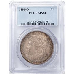 1898-O $1 Morgan Silver Dollar Coin PCGS MS64