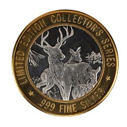 .999 Fine Silver Grand Casino $10 Limited Edition Collector's Series Gaming Token
