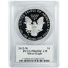 Image 1 : 2012-W $1 Proof American Silver Eagle Coin PCGS PR69DCAM Mercanti Signature