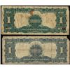 Image 2 : Lot of (2) 1899 $1 Black Eagle Silver Certificate Notes