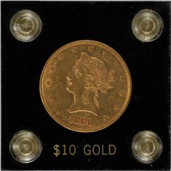 1880 $10 Liberty Head Eagle Gold Coin