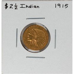 1915 $2 1/2 Indian Head Quarter Eagle Gold Coin