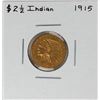 Image 1 : 1915 $2 1/2 Indian Head Quarter Eagle Gold Coin