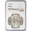 Image 1 : 1900 $1 Morgan Silver Dollar Coin NGC MS64