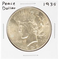 1935 $1 Peace Silver Dollar Coin