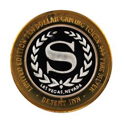 .999 Silver Desert Inn Las Vegas, Nevada $10 Limited Edition Gaming Token