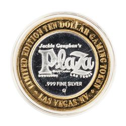 .999 Silver Plaza Las Vegas, NV $10 Casino Limited Edition Gaming Token