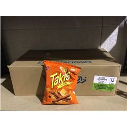 Case of Takis Xplosion Zesty Nacho Tortilla Chips (18 x 90g)