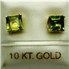 Image 1 : 10K Yellow Gold Peridot(1.22ct) Earrings, Made in Canada, Suggested Retail Value $200 (Estimated Sel
