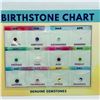 Image 1 : Genuine Gemstone Birthstone Chart , Suggested Retail Value $240 (Estimated Selling Price from $36 to