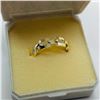 Image 1 : two tonedK Silver Ring, Suggested Retail Value $60